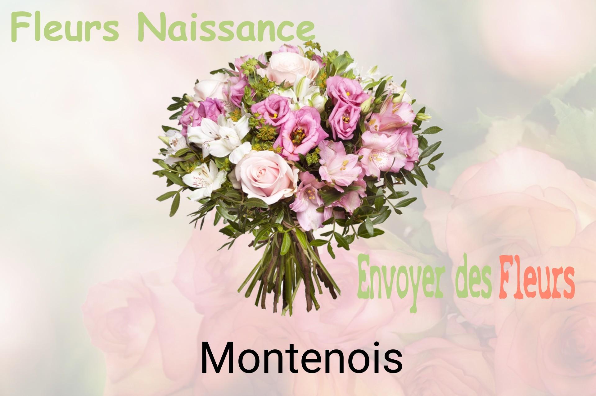 Bouquet de fleurs de naissance livré à Montenois